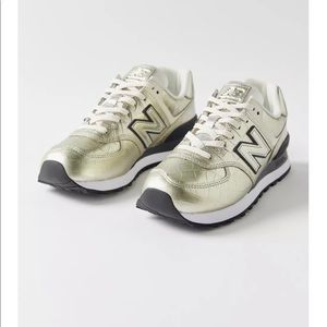 Never Worn New Balance 574 Metallic Women’s Sneaker